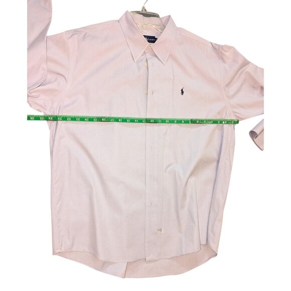 Ralph Lauren Button Up Shirt Men’s  Extra Large Blue Long Sleeved 100% Cotton - Picture 13 of 13